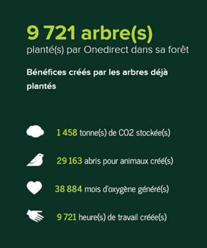 Projet Reforestaction Onedirect