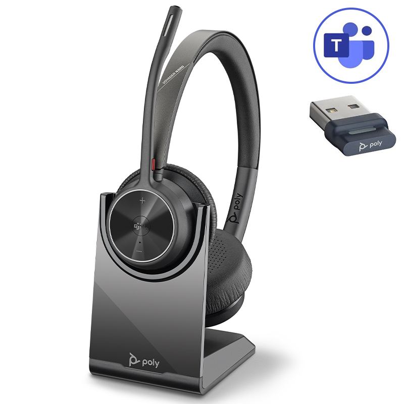 Poly Voyager 4320 USB-A Microsoft Teams + Socle de charge