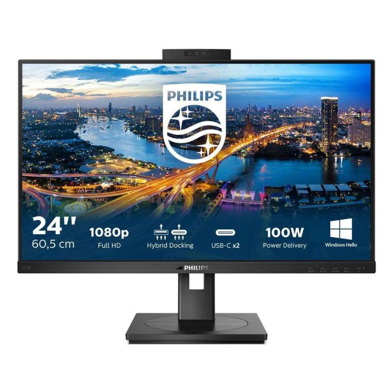 Philips 243B1JH Moniteur 24'' avec webcam