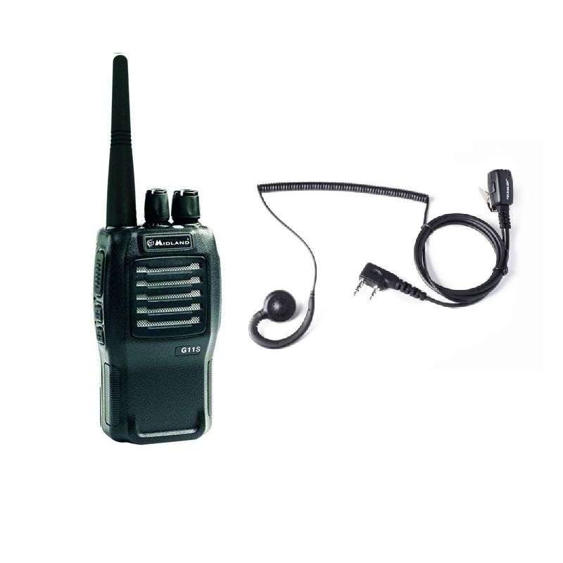 Pack Midland G11 Pro + Micro-casque Jetfon Pro JR-1702