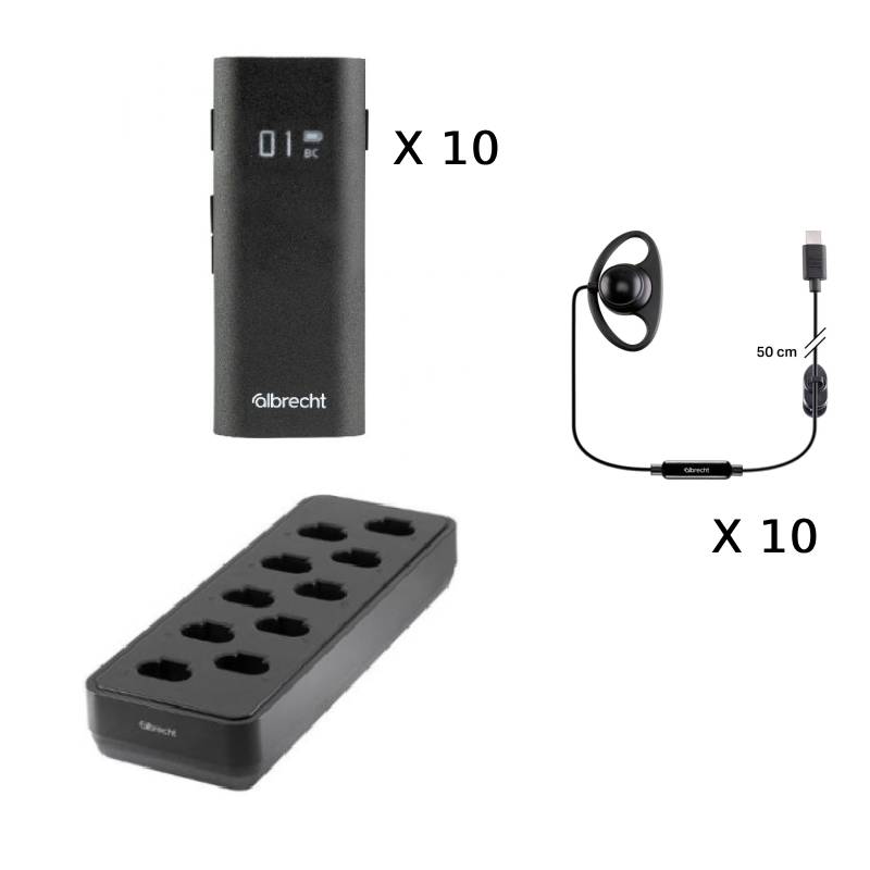 Albrecht TecTalk Biz Talkie Walkie avec Accessoires