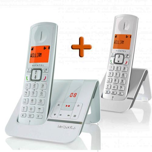Pack téléphone trio répondeur ALCALTEL F 860 VOICE TRIO GRIS - Téléphone  fixe BUT
