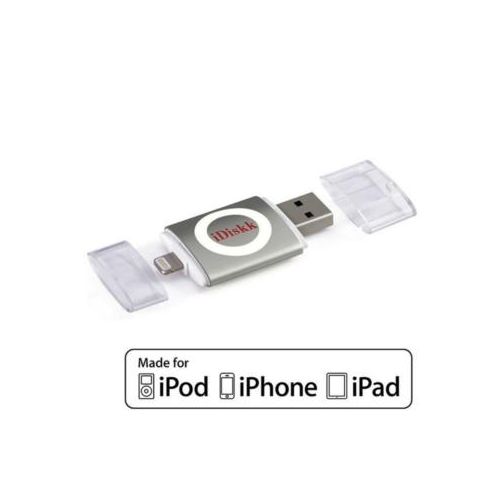 Clé USB iDiskk 32Go Grey pour iPhone