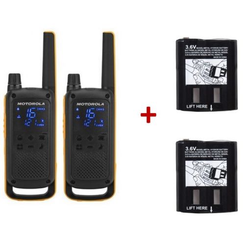 Motorola Talkabout T82 Extreme Quad Pack talkie-walkie 16 canaux