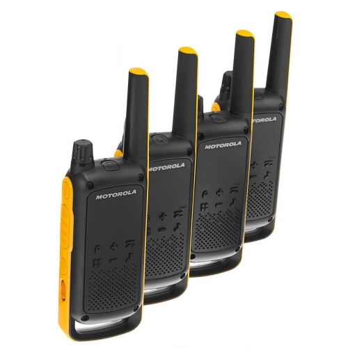 Mallette de talkies-walkies étanches + micro-oreillettes + chargeurs