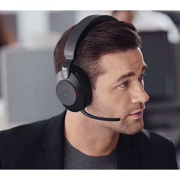 JabraGN - Evolve2 85 USB-A UC Duo Noir avec base