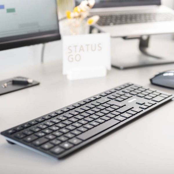 Pack clavier-souris CHERRY DW9500 SLIM USB + Bluetooth