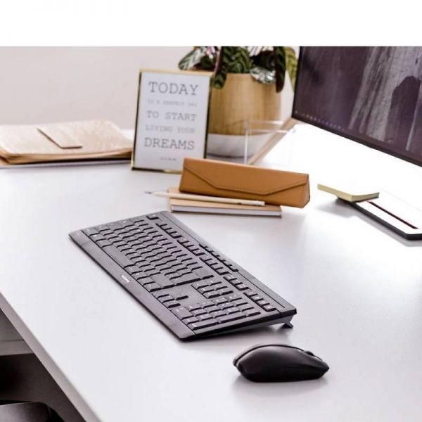 Pack clavier-souris CHERRY STREAM DESKTOP noir
