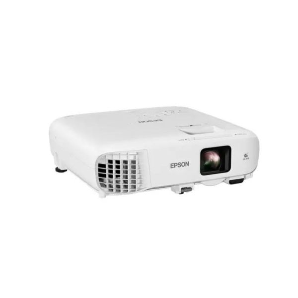Epson EB-W49 projector top controls and lens