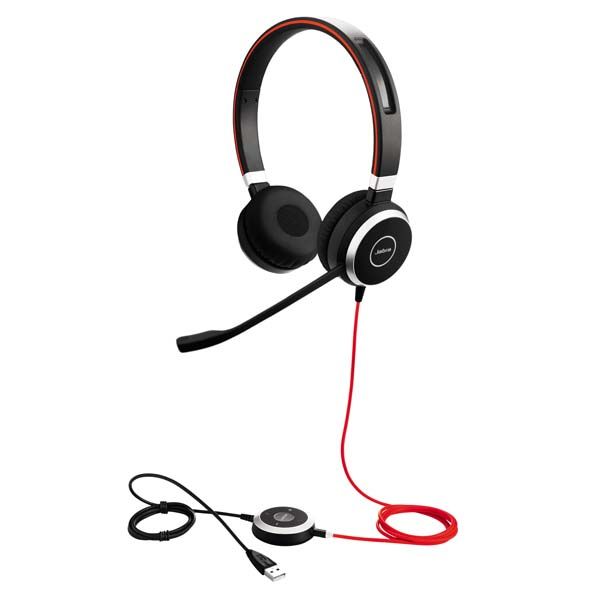 Jabra  Evolve 40 UC Duo Jack et USB-A