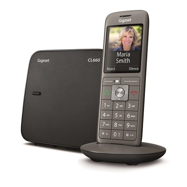 Gigaset CL660 Trio Antracite – Set Di 3 Telefoni Cordless Per Casa Con Segreteria E Vivavoce