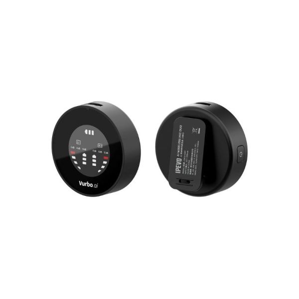 IPEVO AI Wireless Mic Duo