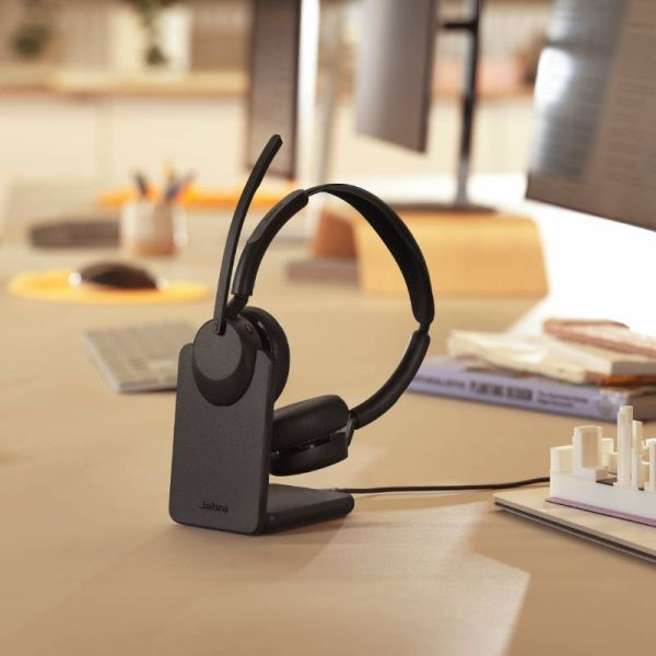 Jabra Evolve3 45 Duo USB-C/A UC + Stand