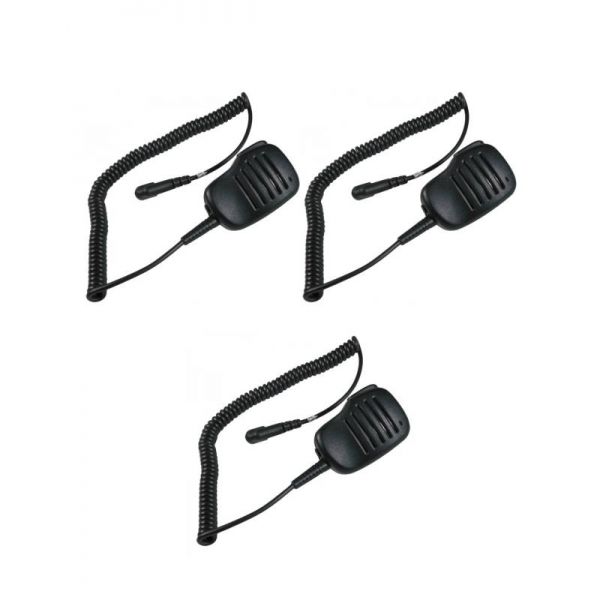 Pack Trio de micro haut-parleurs déportés pro pour Motorola&Cobra