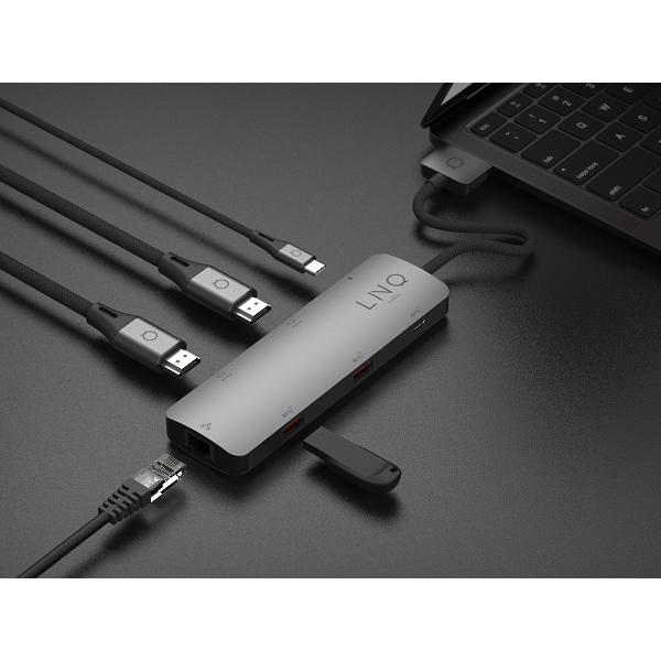 LINQ Hub multiports 7-en-2 D2 Pro