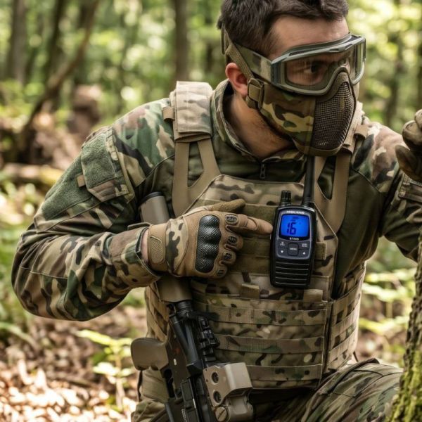 Midland G7 EVO Walkie Talkie in Tactical Use