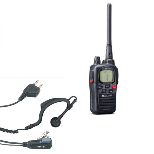 Midland G9 Pro + Kit contour d'oreille