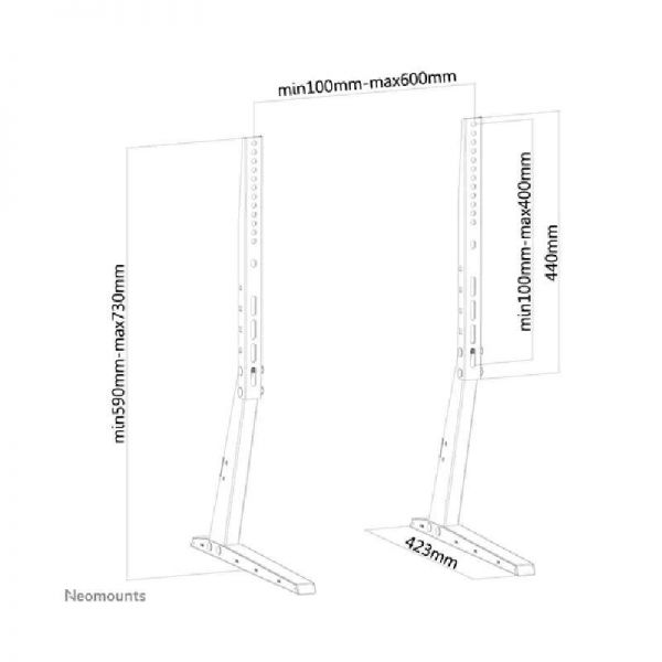 Neomounts support moniteur de bureau FPMA-D1240