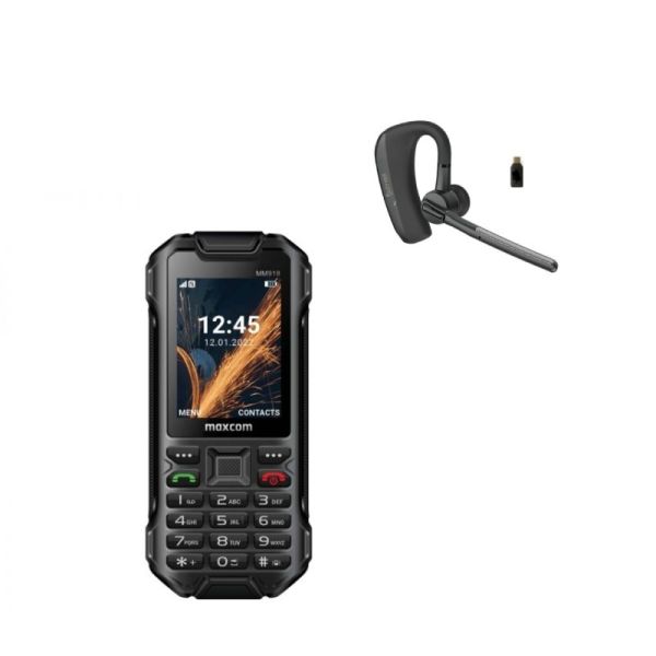 Pack MaxCom Strong MM918 4G + Cleyver Nomad Earpiece UC