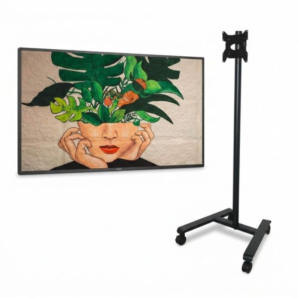 Philips D-Line 32 with B-Tech BT7504 mobile floor stand
