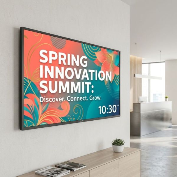 Philips Q-Line 75 digital signage wall display