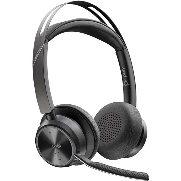 Poly Voyager Focus 2 USB-C-C Teams + adaptateur USB-C/A