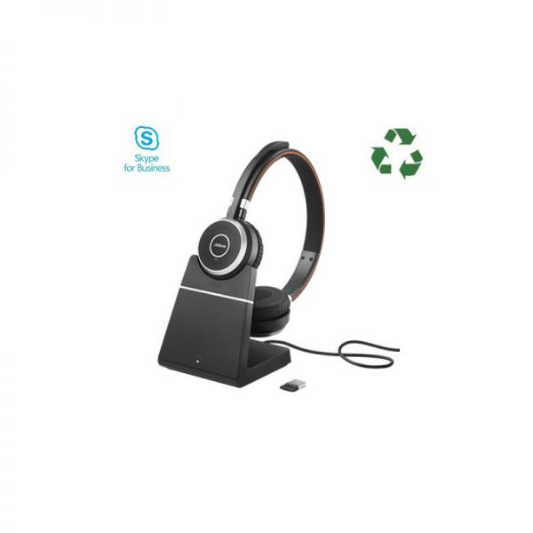Jabra EVOLVE 65+ MS Stereo +Base reconditionnée