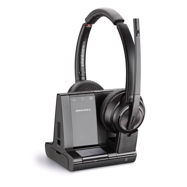 Pack casque Plantronics Savi 8220 UC Duo pour Avaya