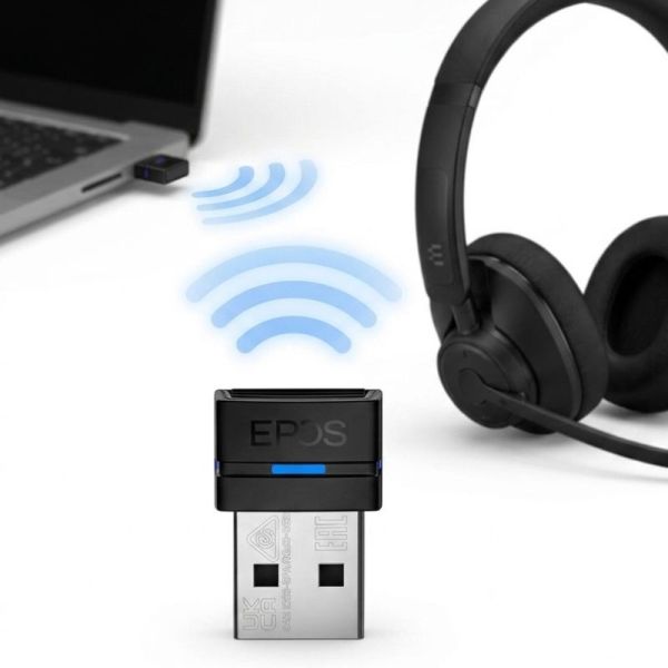 EPOS BTD 800a with wireless headset