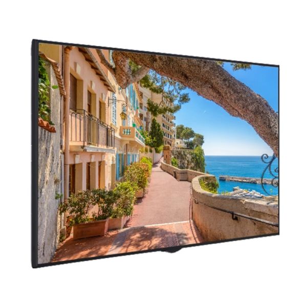 KIMEX Large size professional display 75'', UHD 4K, 400 cd/m², 16h/7d