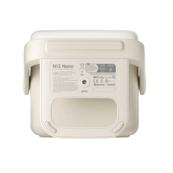 JMGO compact projector with Google TV interface