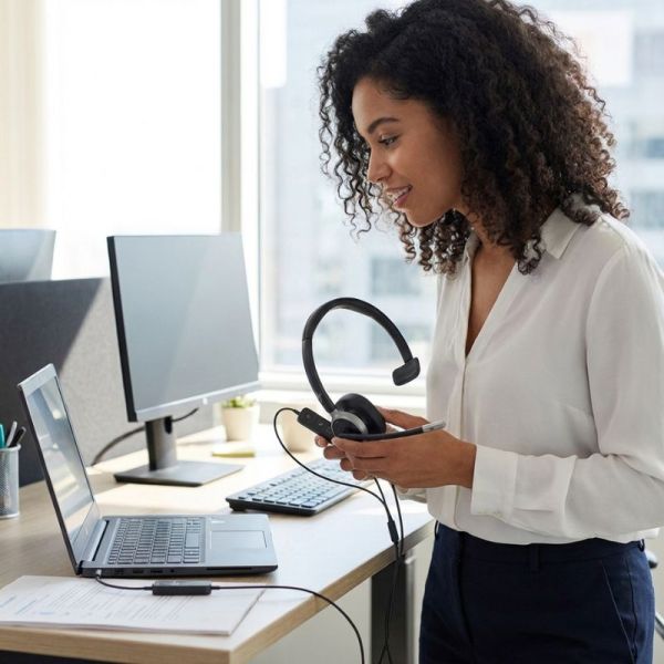 HP Poly Mission 610 office mono headset