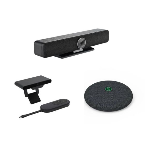 Pack Cleyver Medium Room Bar 4K IA 120° + Cleyver Share + Micrófono de Extensión