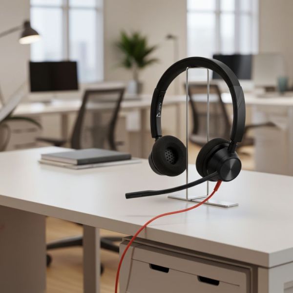 Poly Blackwire 3320 Stereo USB-C + USB-C/A Adapter