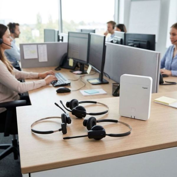 Gigaset CH21D PRO x3 with Gigaset N770 IP PRO DECT system