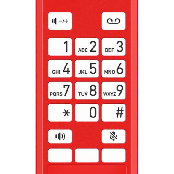 Snom E303A Analog Emergency Phone Wall Mount keypad detail