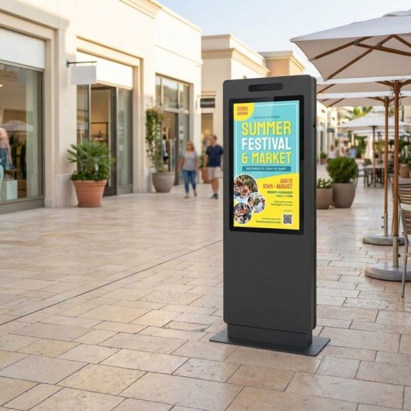 Kimex totem vidéo outdoor 55''