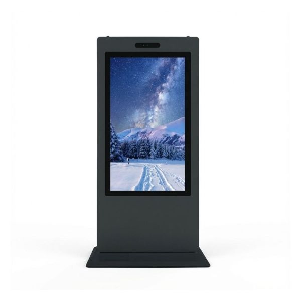 Kimex totem vidéo outdoor double face 55''