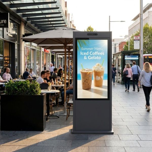 Kimex totem vidéo outdoor 65''