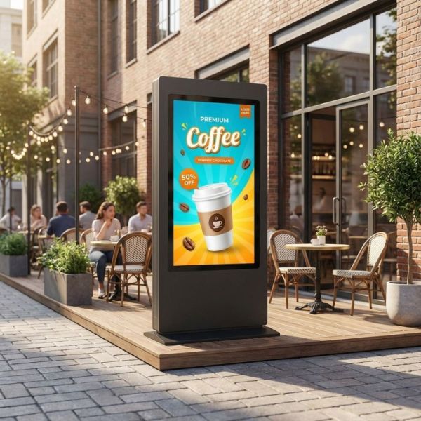 Kimex totem vidéo outdoor 65'' 5000cd