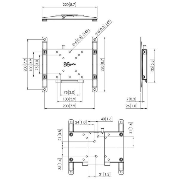 Vogel's PFW 4200 Bildschirm Wandhalterung