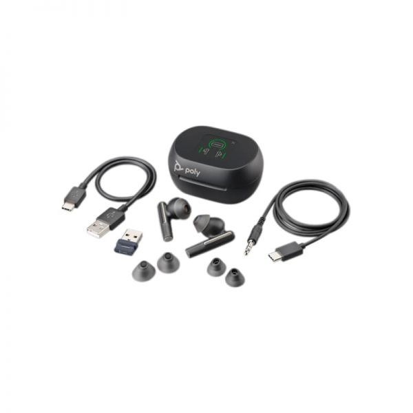 Poly Voyager Free 60+ MS USB-A noir