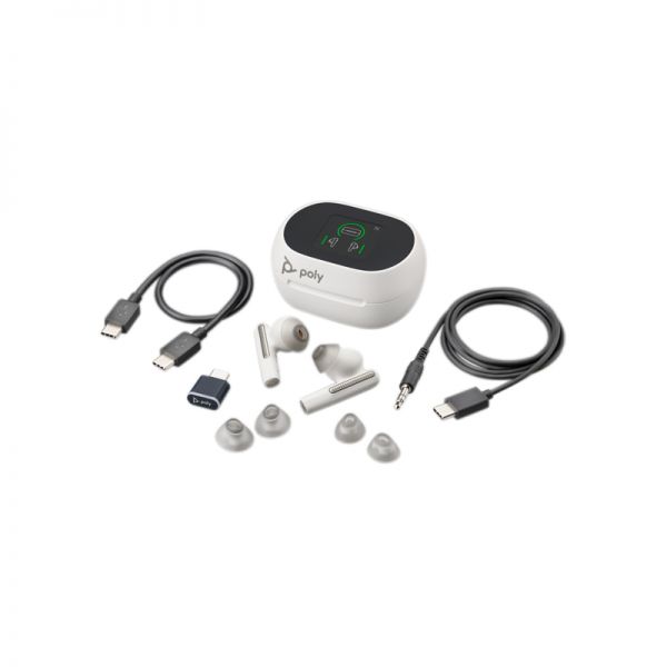 Poly Voyager Free 60+ MS USB-C blanc