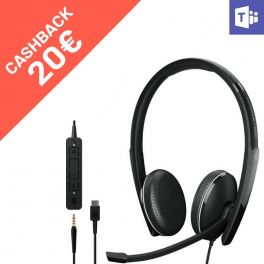 EPOS Adapt 165T USB-C II – Certifié Microsoft Teams