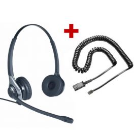 Adaptateur RJ9 pour casque-micro Jack 3.5 mm - Connectique RJ11