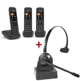 Pack Gigaset C575 Trio + Casque sans fil