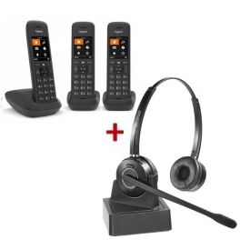 Pack Gigaset C575 Trio + Casque sans fil Duo