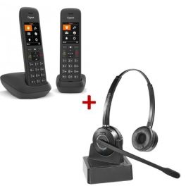 Pack Gigaset C575 Duo + Casque sans fil Duo