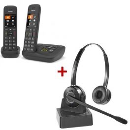 Pack duo téléphones grandes touches avec et sans fil