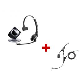 Pack pour Alcatel: Casque DW 20 Phone + cordon décroché électronique EHS